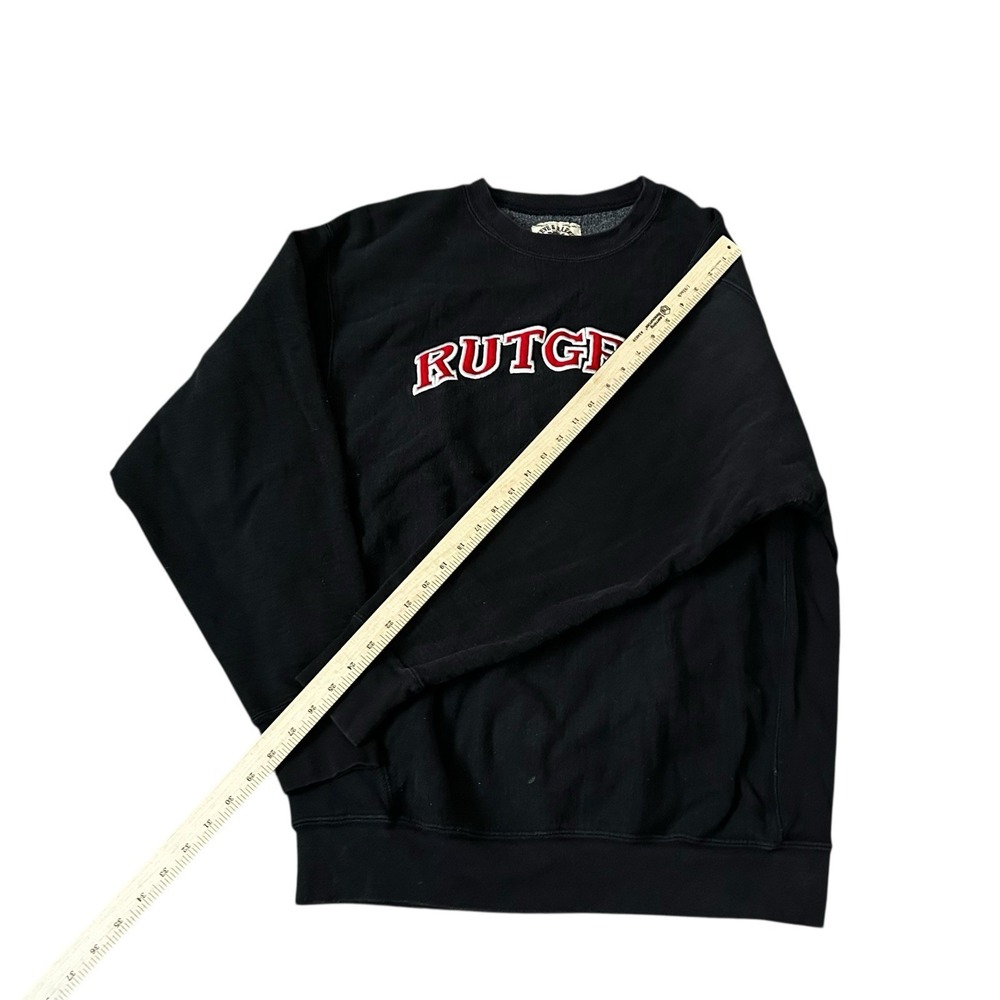 VTG Rutgers Scarlet Knights Steve And Barry's Crewneck Sweatshirt XL - Picture 5 of 6